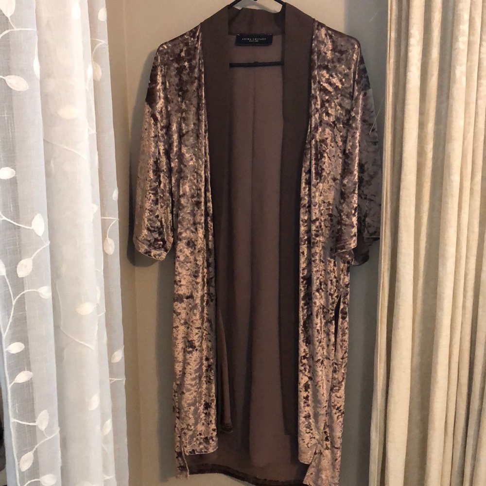Velvet kimono
